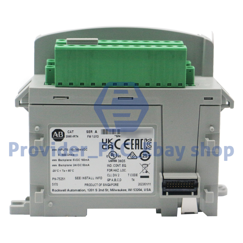 New Sealed 2085-IRT4 Allen-Bradley Micro850 4CH TC/RTD Input Module Analog