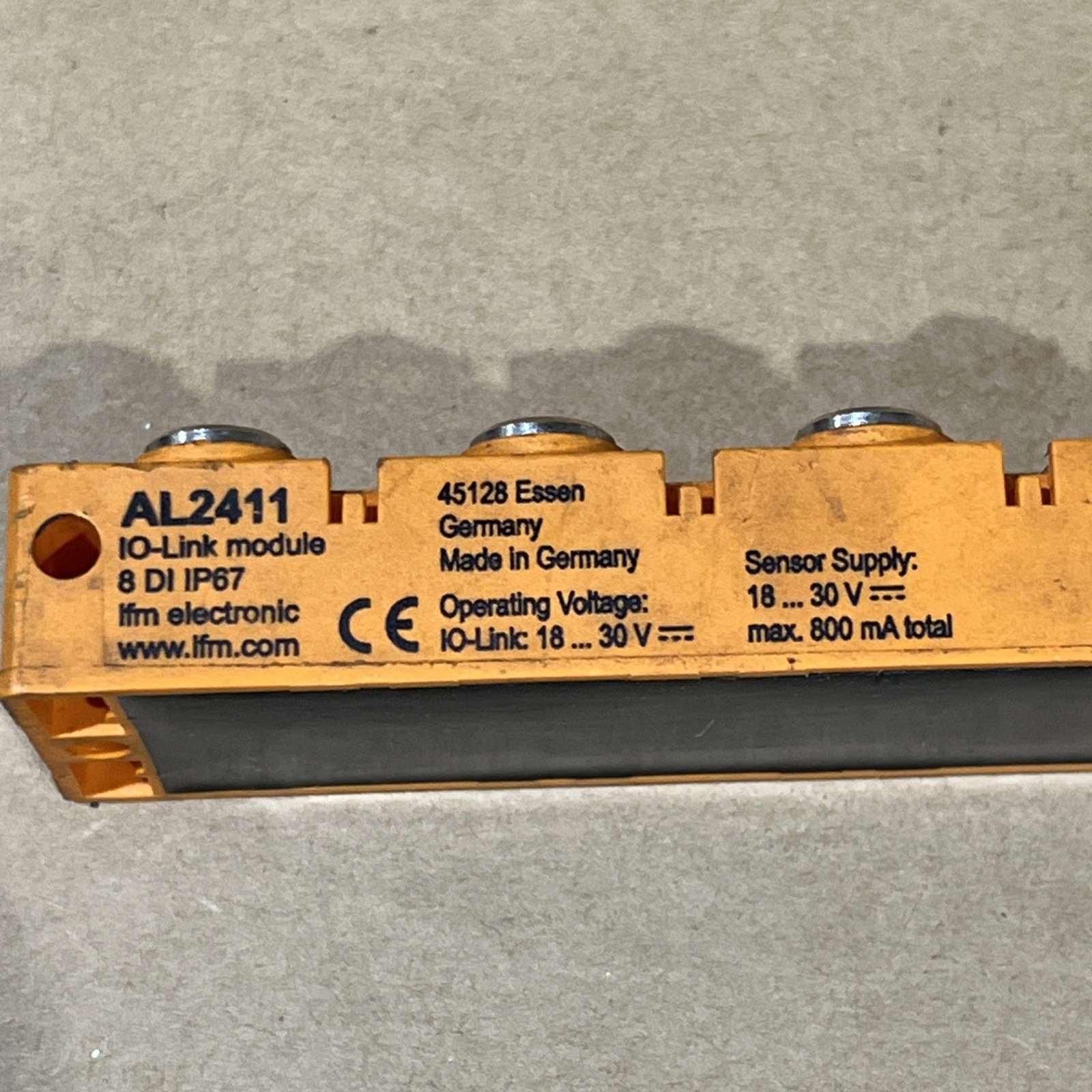 🔥IFM IO-Link AL2411 8DI IP67 Module, Used Free Shipping 🇺🇸