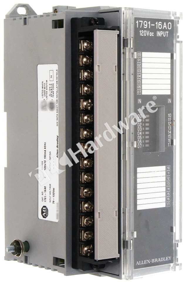 Allen Bradley 1791-16A0 Series B Block I/O 16-Channel 120VAC Input Module
