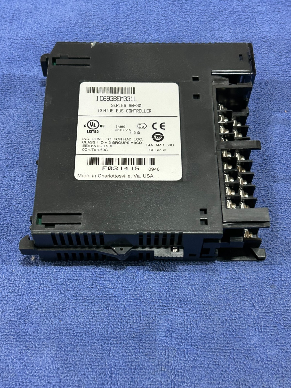 USED – GE IC693BEM331L, 90/30 GENIUS BUS CONTROLLER (S-02)