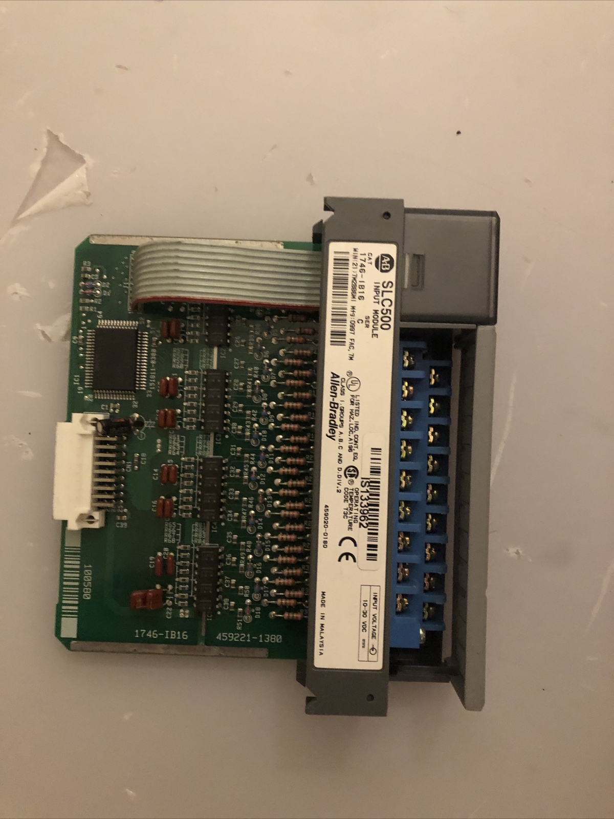 Allen Bradley 1746-IB16 Ser C I/O Module Digital 16 Inputs 10-30VDC Sink