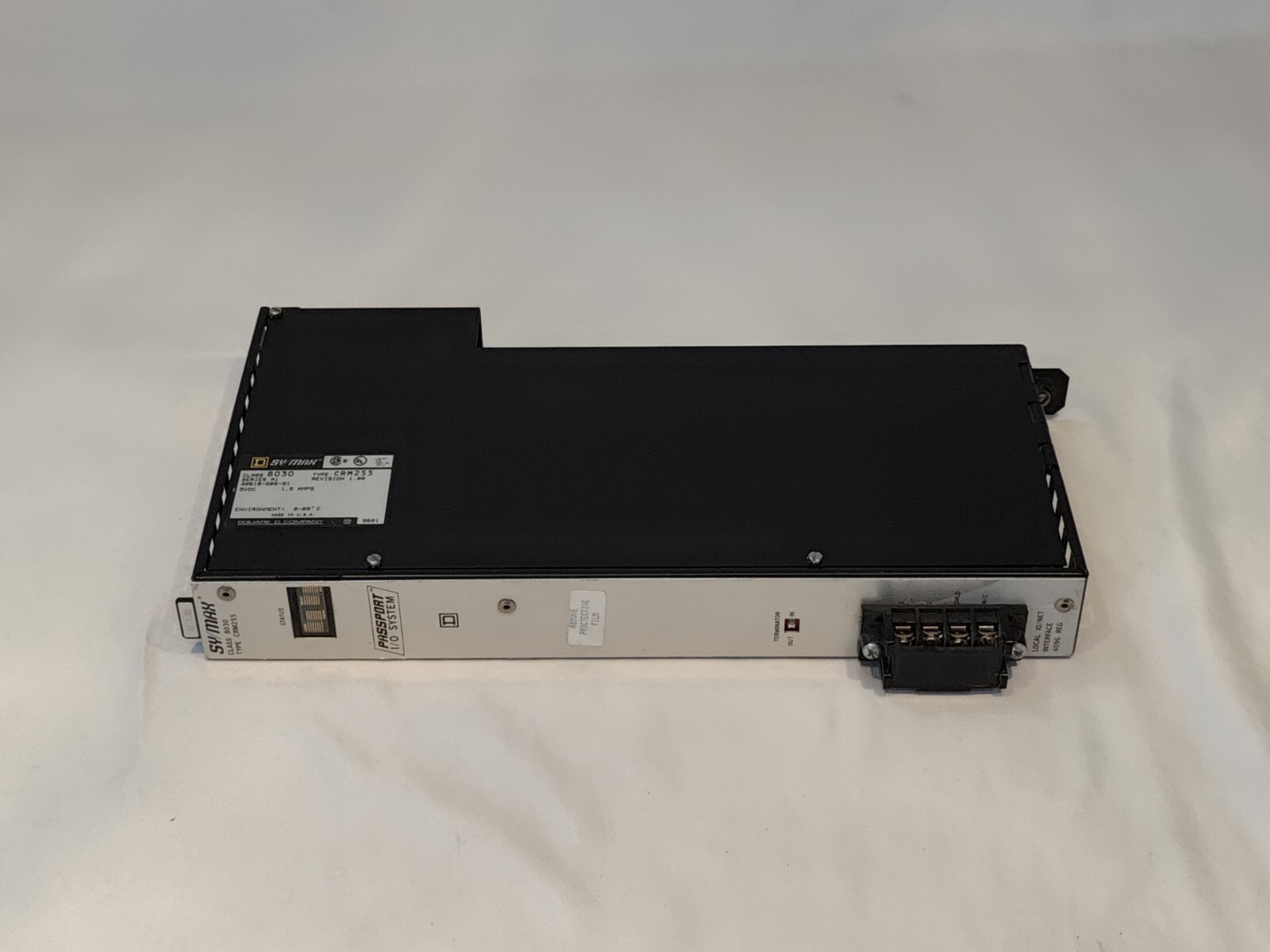 Square D Sy/Max 8030-CRM255 Passport I/O System Network Interface PLC 8030CRM255