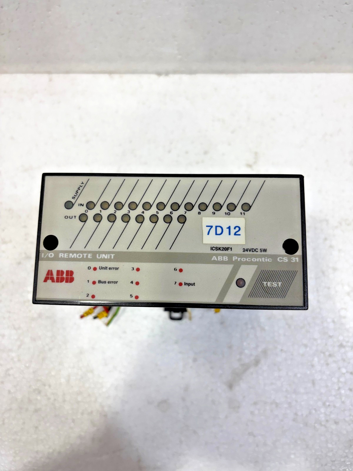 ABB Procontic CS31 ICSK20F1 I/O Remote Unit 24VDC
