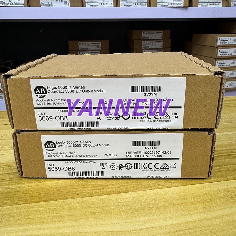 Allen Bradley 5069-OB8 New Factory Sealed AB Compact I/O 8-Ch Output Module