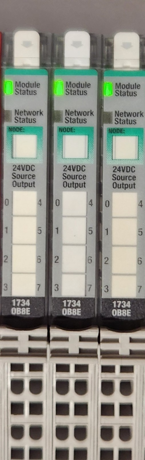 ​​Allen-Bradley 1734-OB8E Series C POINT I/O 24VDC 8-Pt Output w/ 1734-TOP Base