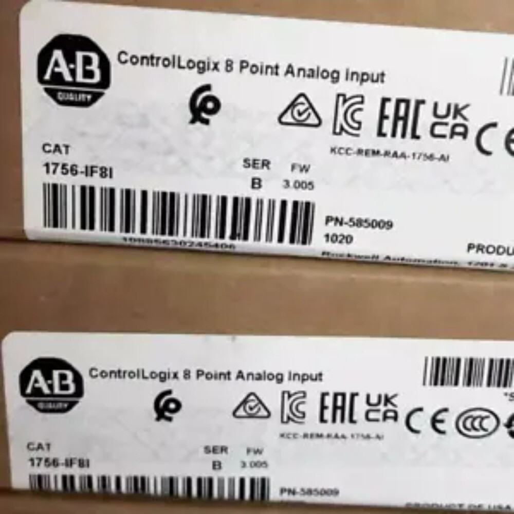 Factory Sealed AB 1756-IF8I ControlLogix 8 Point Analog Input Module US Free Tax