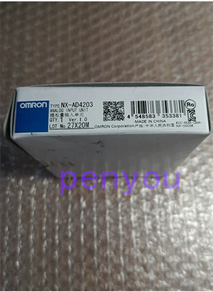 OMRON NX-AD4203 Analog Input Unit NX-AD4203 Brand New DHL or FedEx