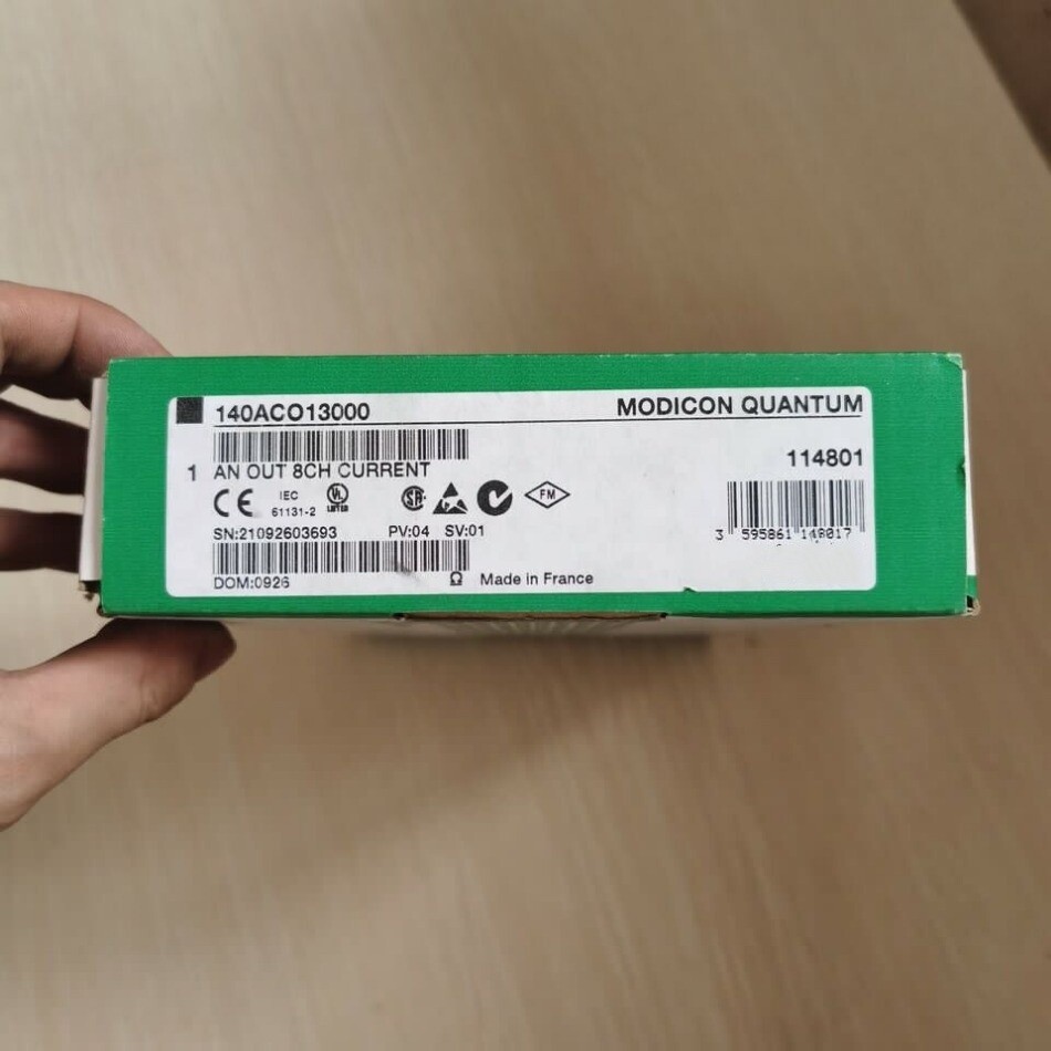 140ACO13000 Brand New Box Original 140ACO13000 Analog Output Module