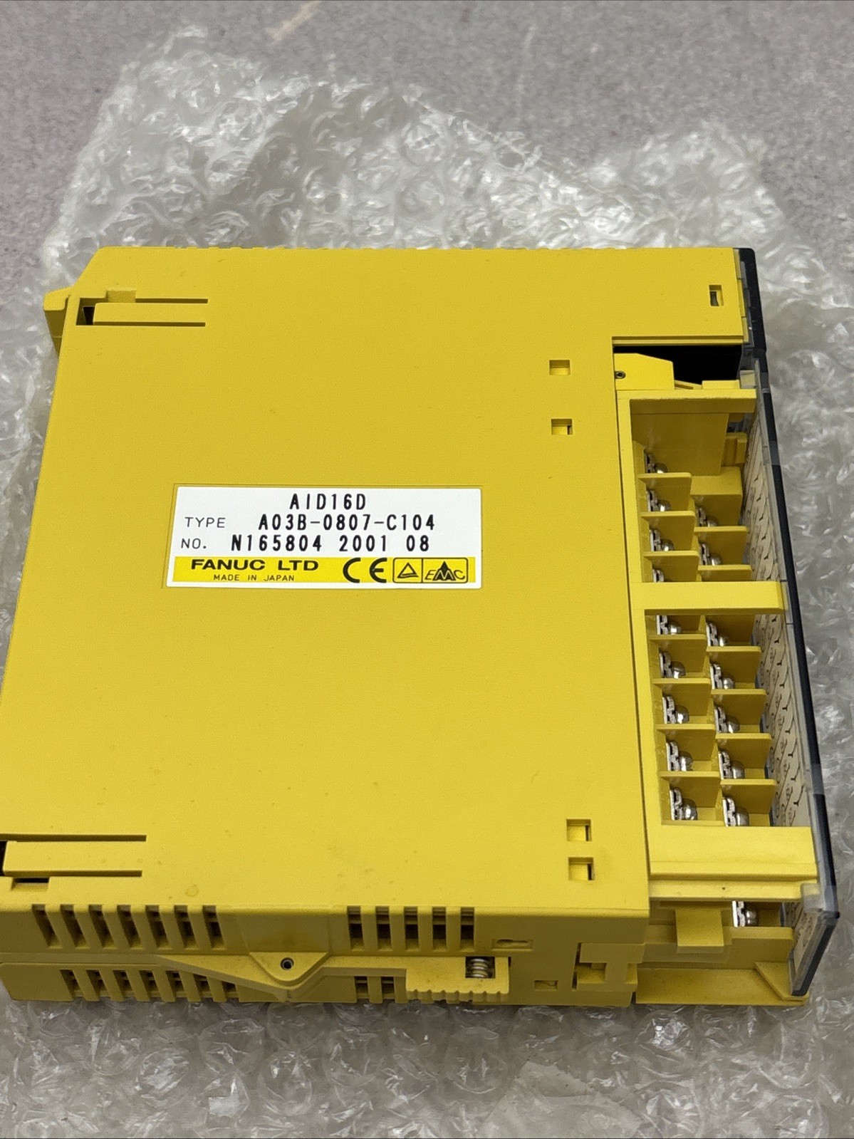 NEW FANUC A03B-0807-C104, AID16D, Digital I/O Module, 24Vdc, 16Pt