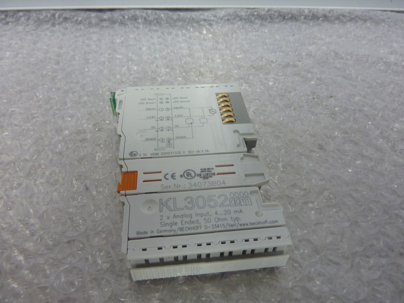 BECKHOFF KL3052 Digital Output Terminal (23926)