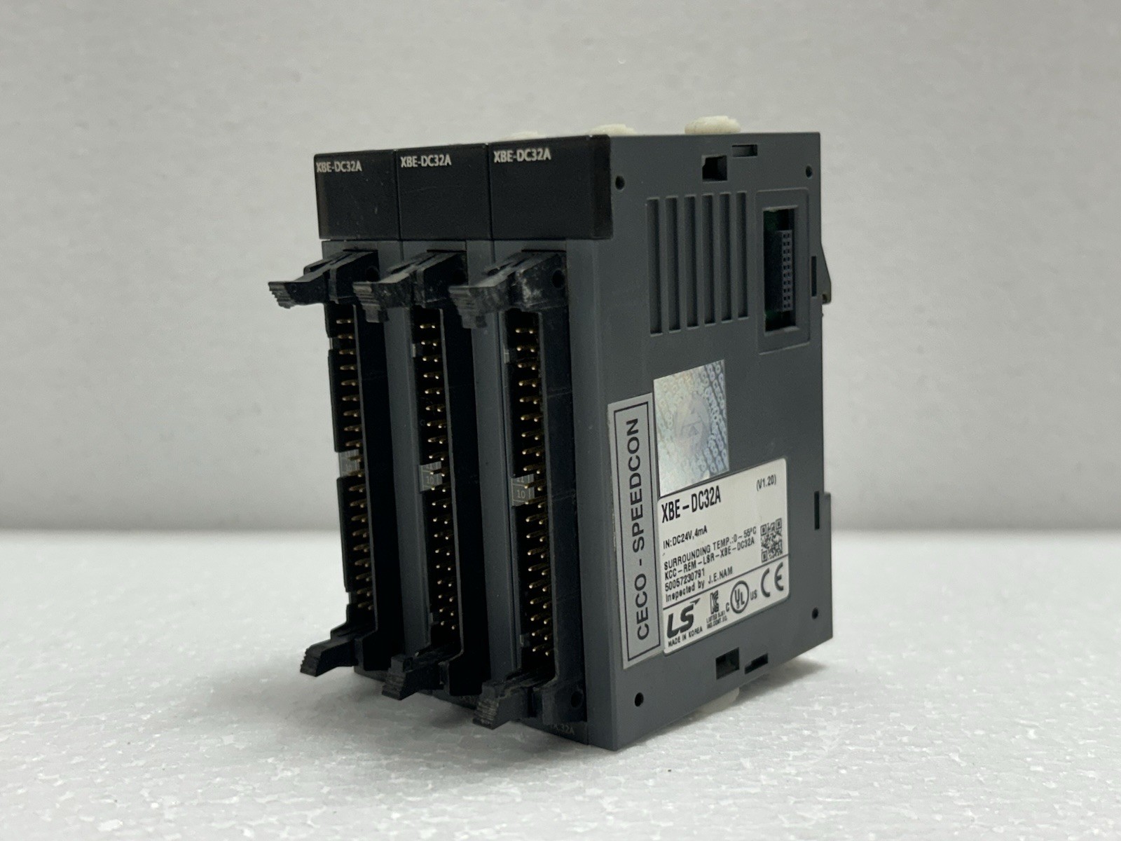 LOT OF 3 PCS LS XBE-DC32A XGB DISCRETE INPUT MODULE 32-POINT 24 VDC