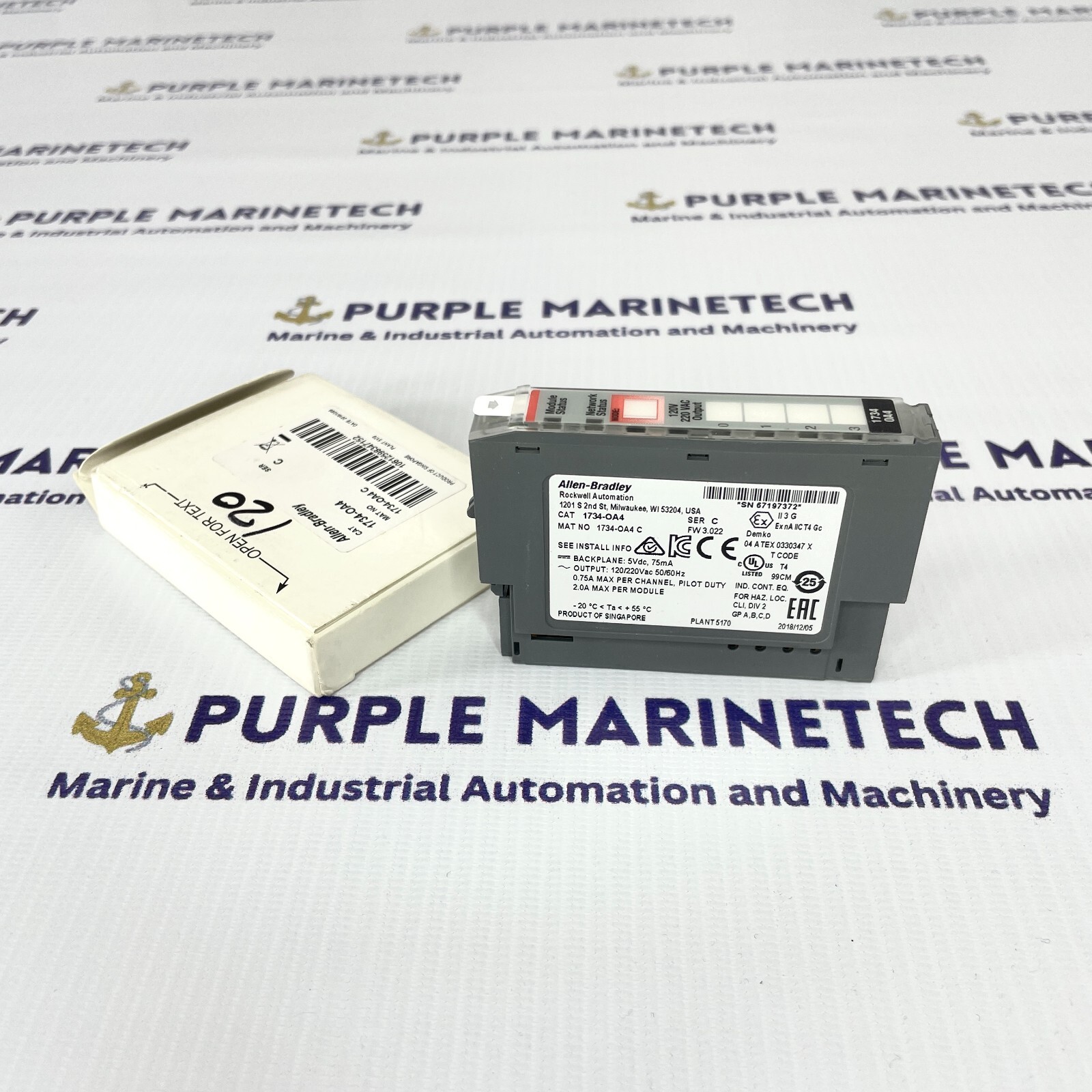 Allen Bradley 1734-OA4 120/220 VAC Output Module