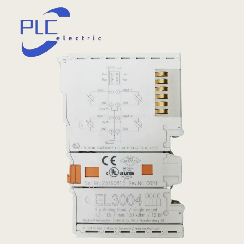1PCS New Type EL3004 Beckhoff Terminal Module 4-Channels Input ±10V 12bits