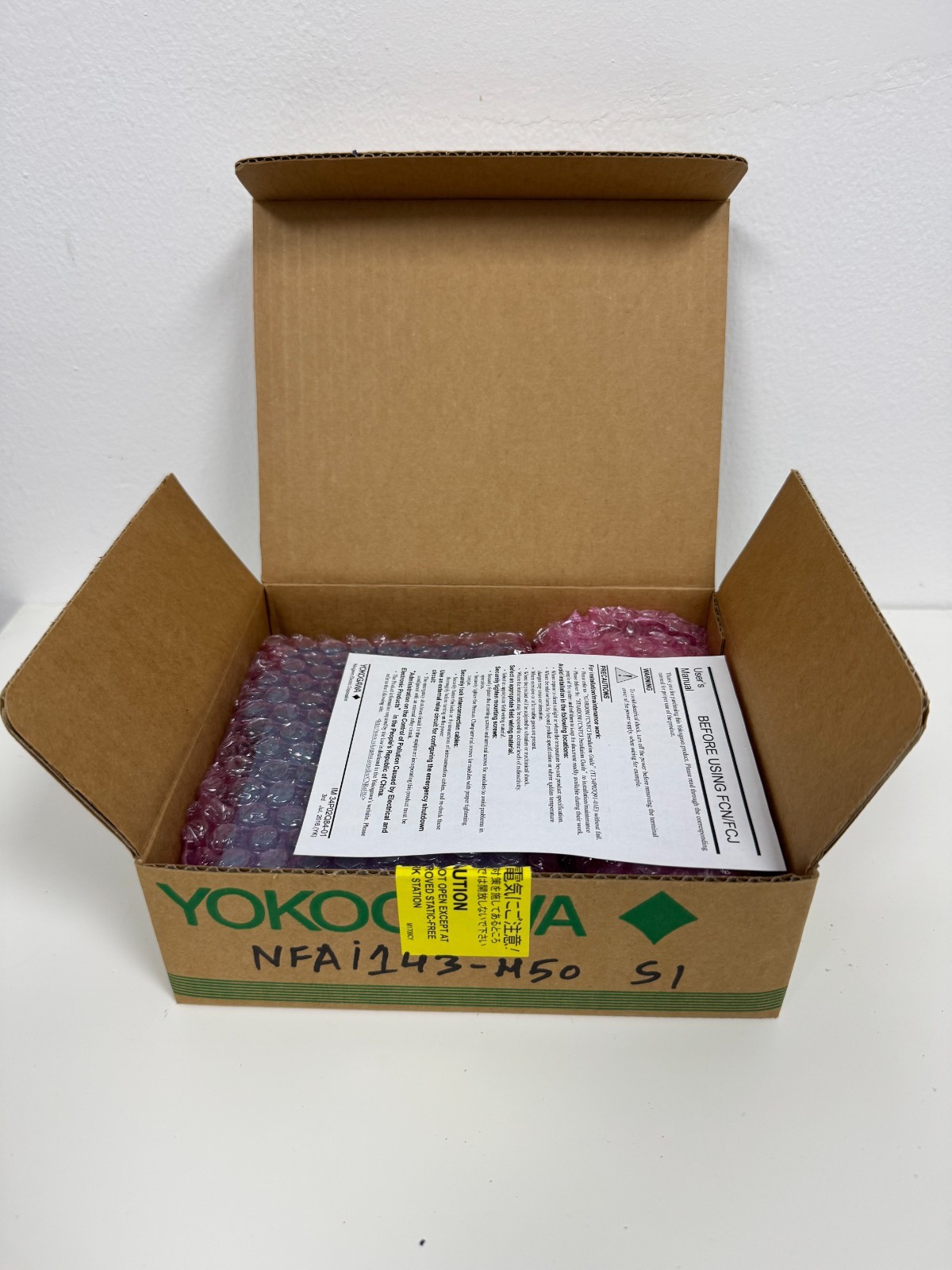 Yokogawa NFAI143-H50 S1 Analog Input Module 2019 New Open Box