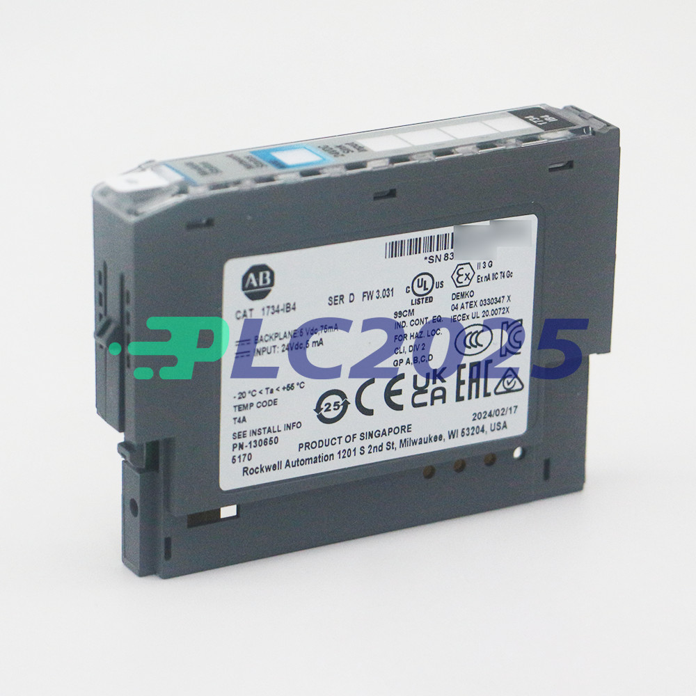 NEW Allen-Bradley 1734-IB4 SER B Part No 96376673 REV A01 Input Module