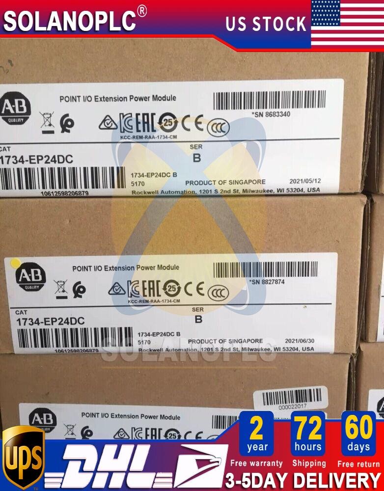 New Factory Sealed AB 1734-EP24DC / B POINT I/O 24VDC Module 1734EP24DC