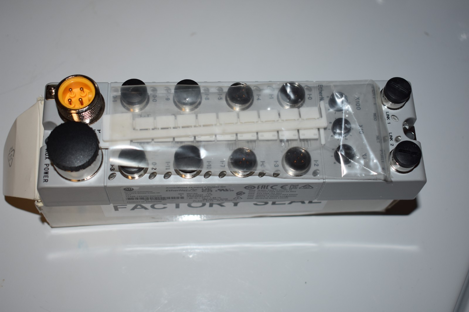1732E-12X4M12QCDR Allen Bradley Armor Block I/O Module New Open Box 2023