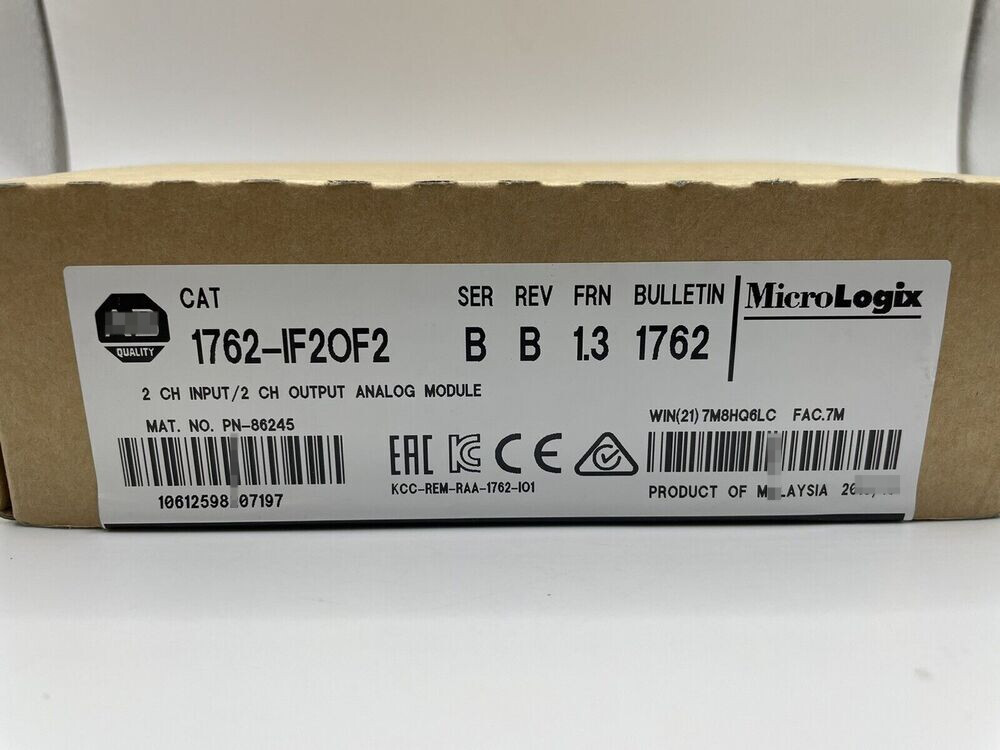 1762IF2OF2 Allen-Bradley 1762-IF2OF2 2 CH Input/Output Analog Module