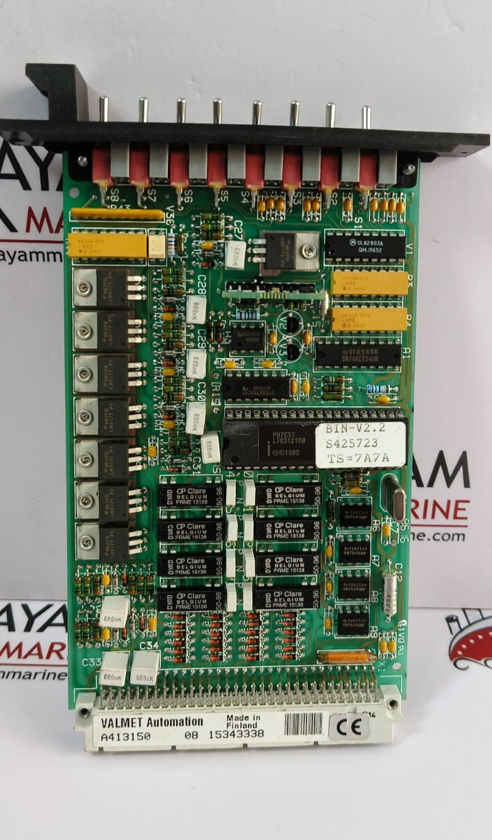VALMET BOU 8 A413150 BINARY OUTPUT MODULE (FAST SHIP BY DHL/FEDEX)