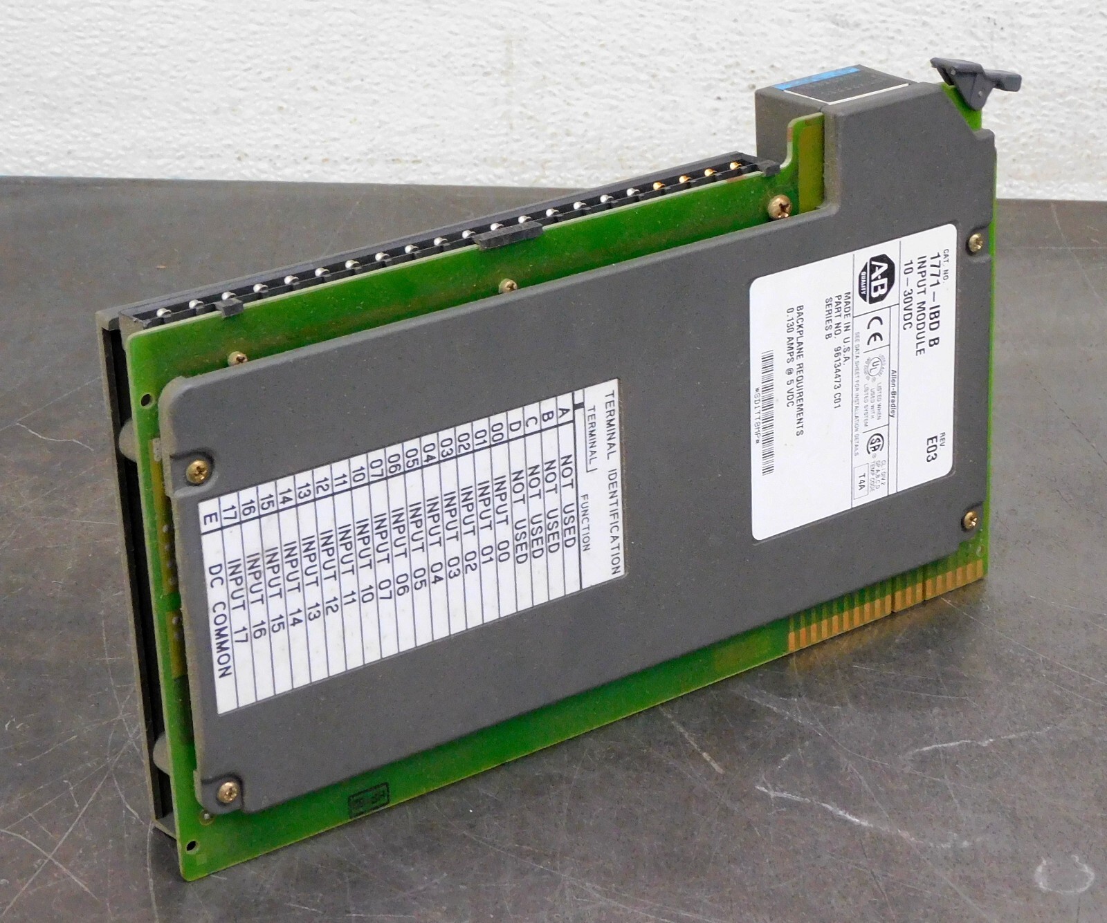 Allen Bradley 1771-IBD/B Input Module Back Plane 10 to 30V DC 130 mA Lot of Four