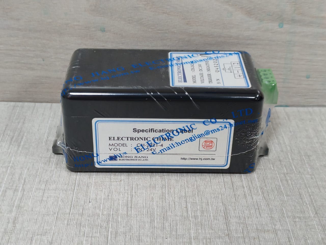 ELECTRONICS CHIME CH-2421-4 DC 24V -NEW WITH FILTHY BOX