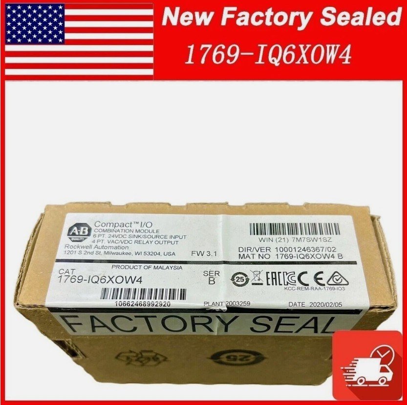 AB 1769-IQ6XOW4 1769IQ6XOW4 New in Box New Factory Sealed 1769IQ6XOW4 US