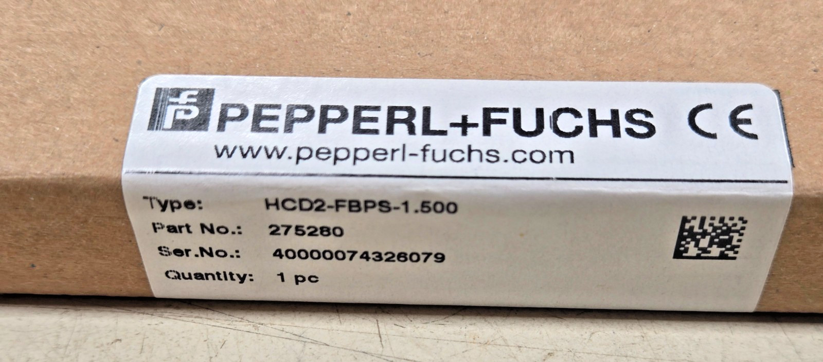 PEPPERL+FUCHS HCD2-FBPS-1.500 FIELDBUS POWER HUB P/N: 275280