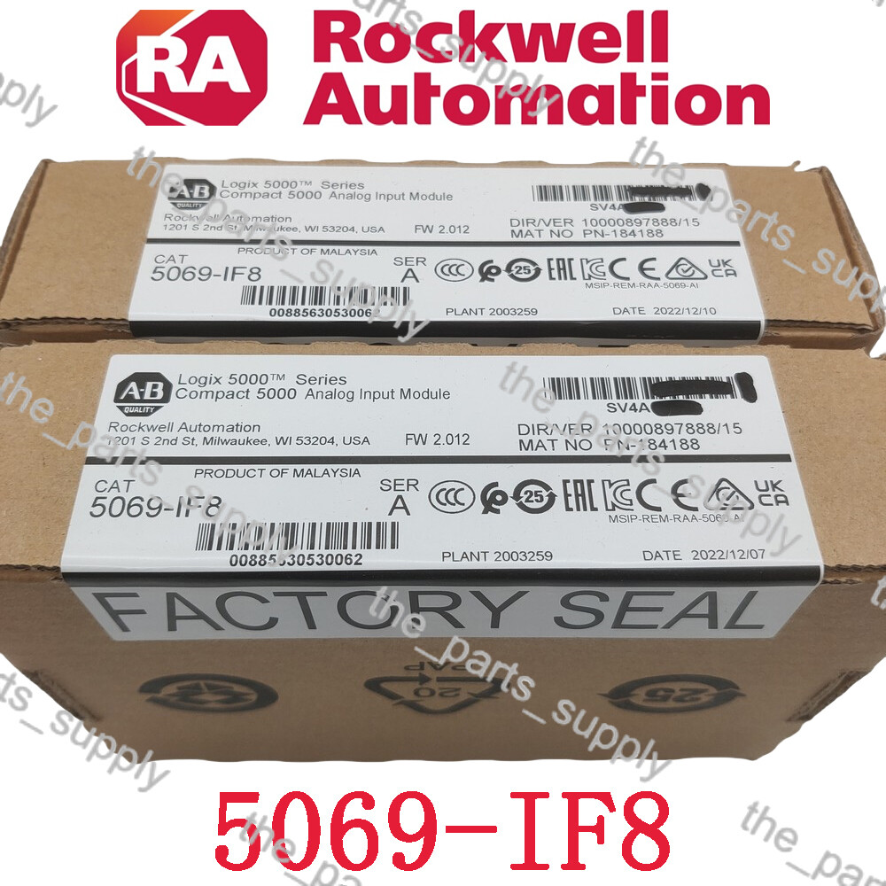 New Sealed AB 5069-IF8 Compact 5000 Analog Input Module 5069IF8