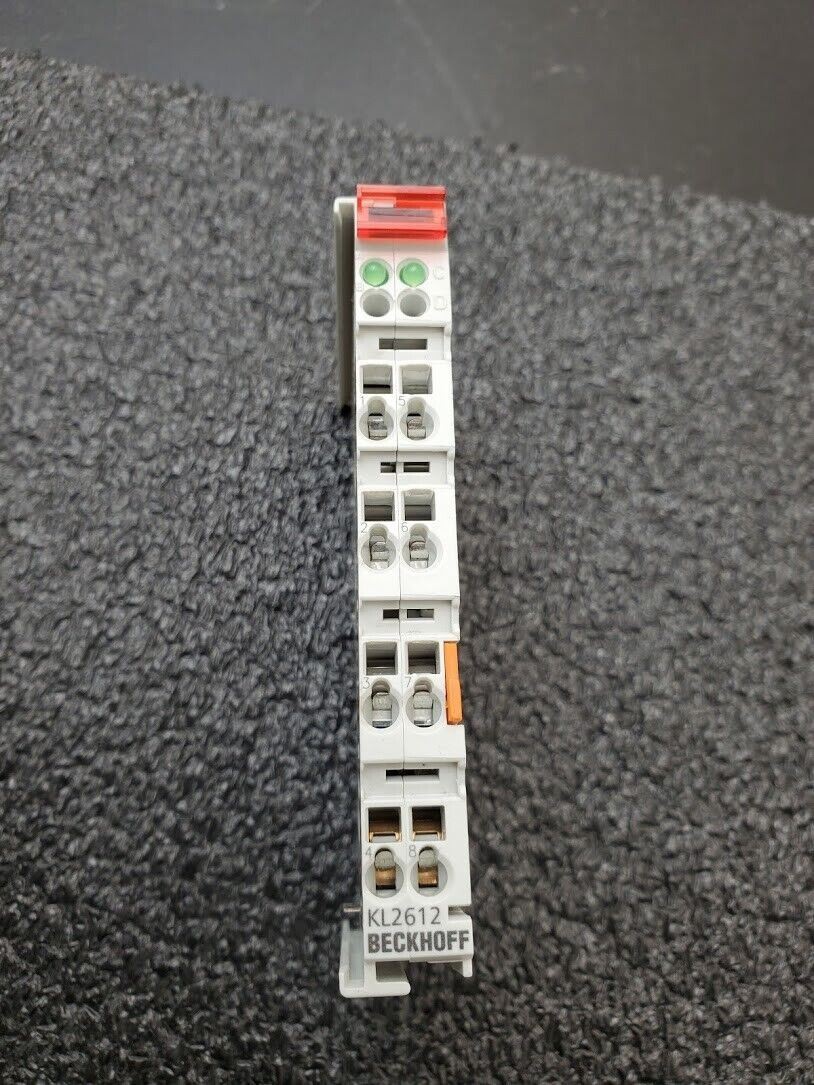 Beckhoff KL2612 2x Dual Two Relay Module 125VAC 0.5A, 30VDC 2A