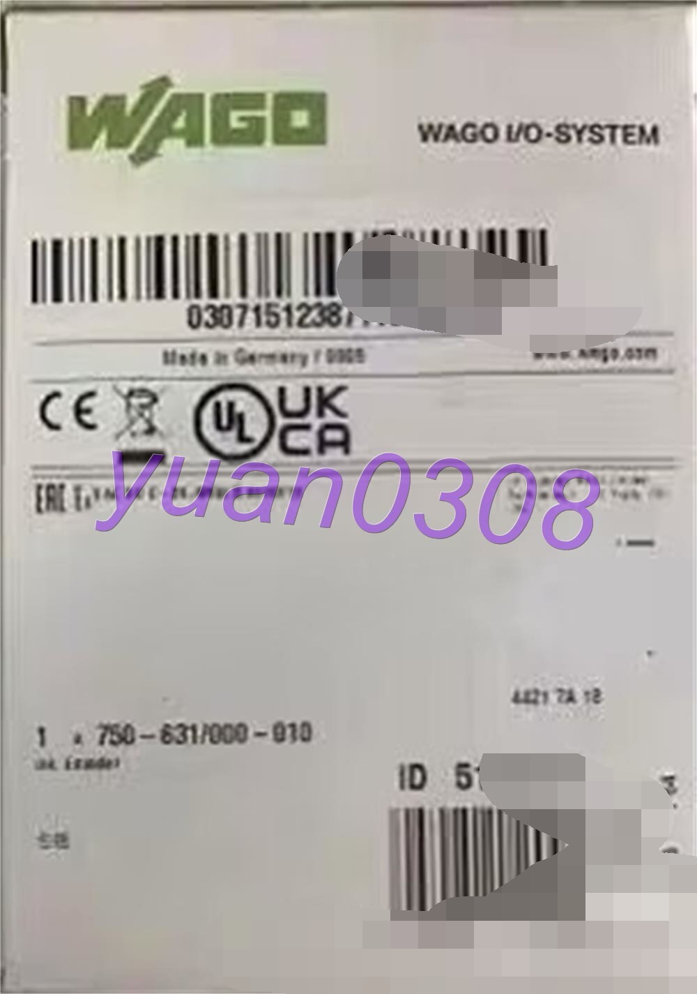 NEW WAGO 750-631/000-010 Controller module DHL Fast delivery *Z