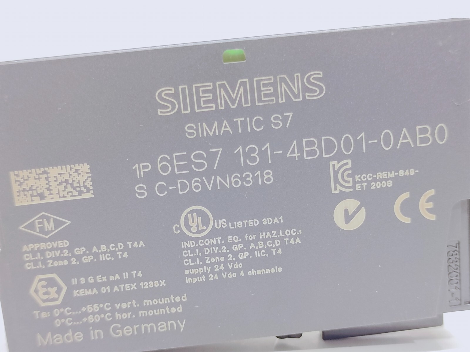 SIEMENS SIMATIC S7 6ES7 131-4BD01-0AB0 Digital Input power module (FREESHIPPING)