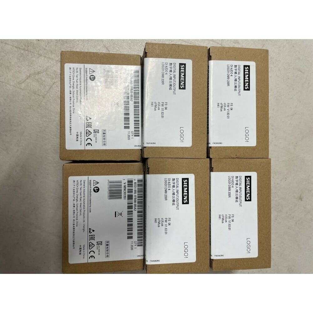 New Siemens 6ED1055-1FB00-0BA2 6ED10551FB000BA2 LOGO DM8230R expansion module