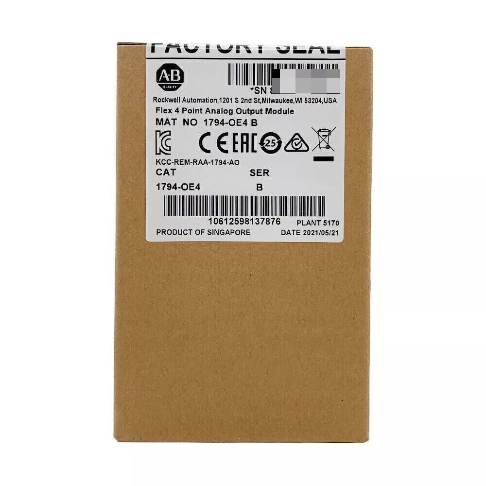 New AB 1794-OE4 SER B Flex 4 Point Analog Output Module 1794OE4