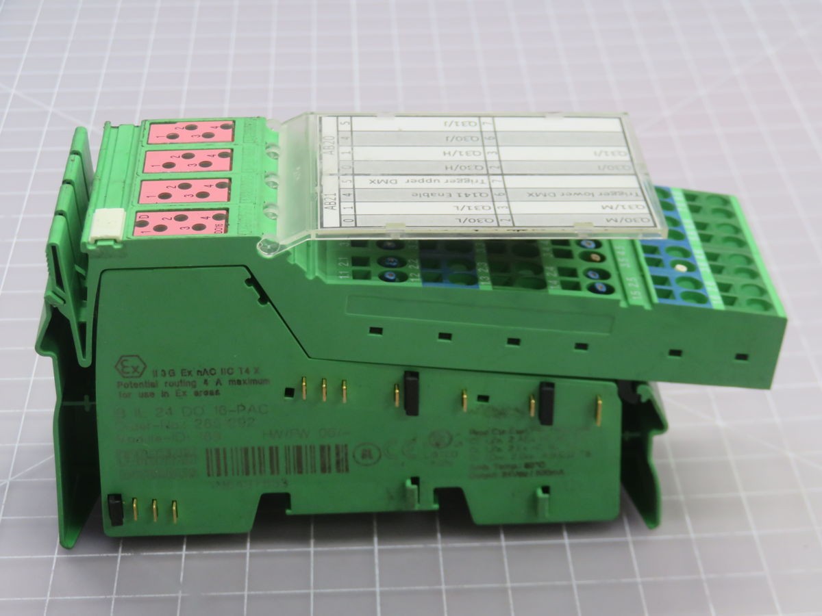PHOENIX CONTACT IB IL 24 DO 16-PAC 2861292 DIGITAL OUTPUT TERMINAL T266100