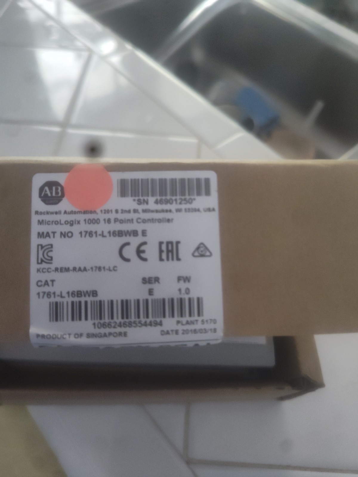 Micro Logix 1000 DC Input DC Power Relay Out put New Open Box
