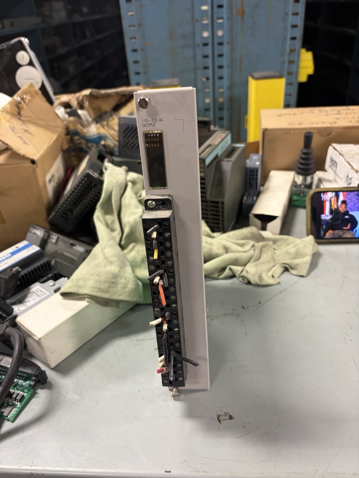 Siemens 505-4808 Output Module 110-22-AC USED
