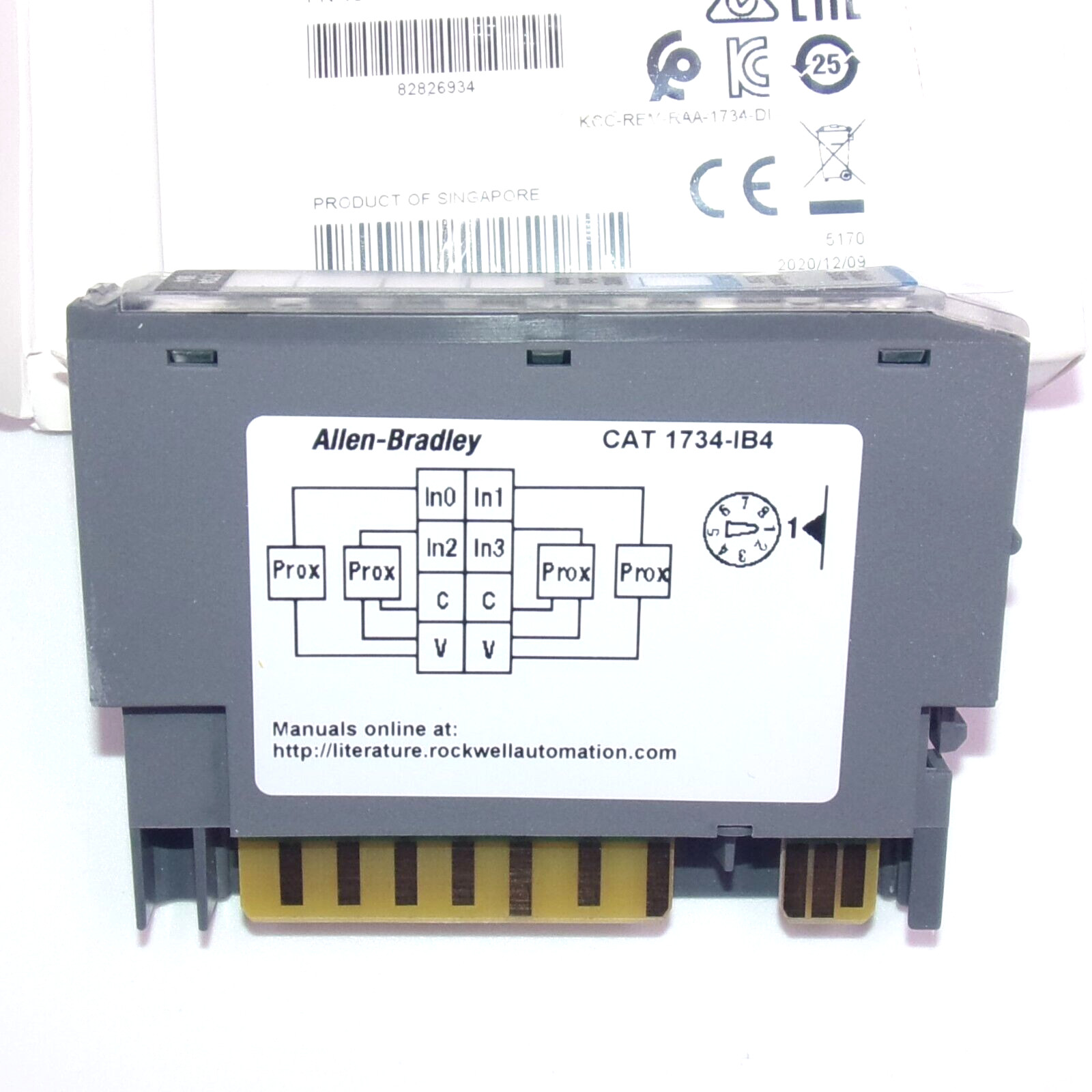 Allen-Bradley Point I/O 24VDC 4-Point Digital Input Module 1734-IB4 SER. D