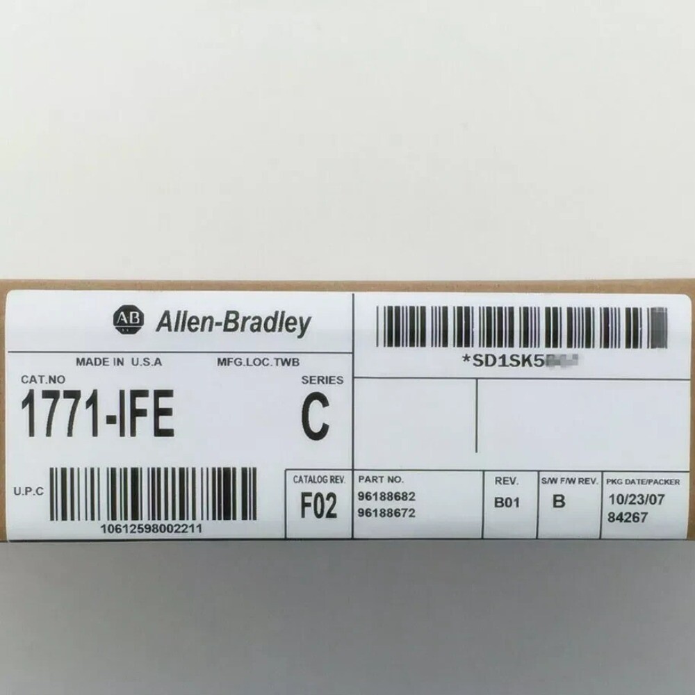 New Sealed ALLEN BRADLEY 1771IFE SER C PLC-5 Analog Input Module 1771-IFE PLC