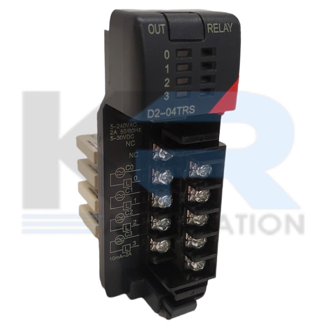 Automation Direct D2-04TRS Relay Output Module 4-point Removable Terminal Block