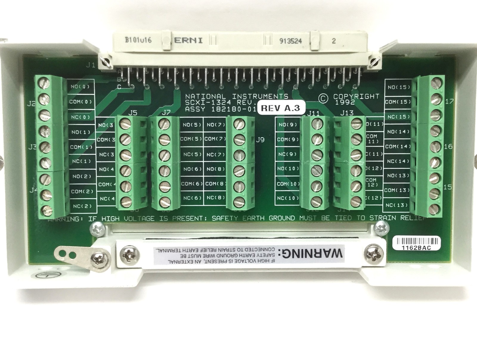 National Instruments NI SCXI-1324 High-Voltage Terminal Block Module SCXI 96-pin