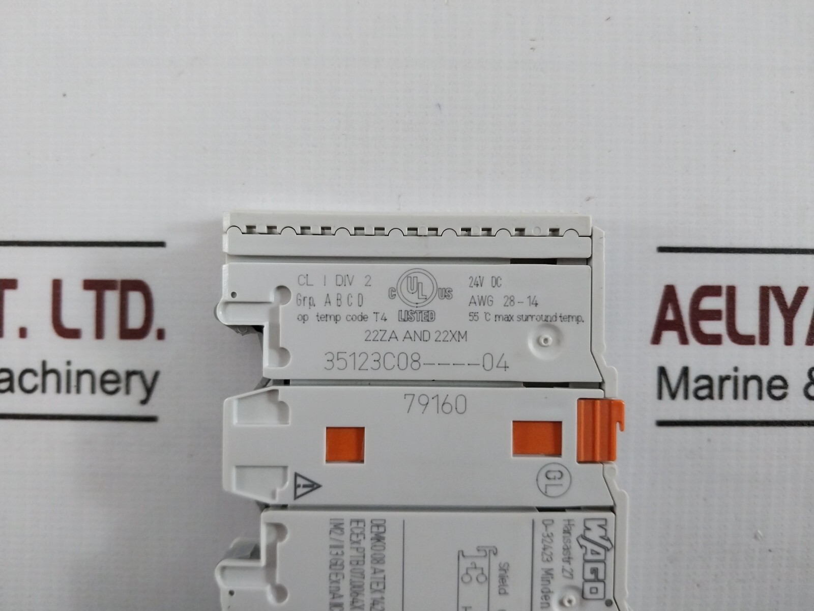 WAGO 750-556 Analog Output Module 0.08-2.5MM2 24V DC AWG 28-14 55C 22ZA AND 22XM
