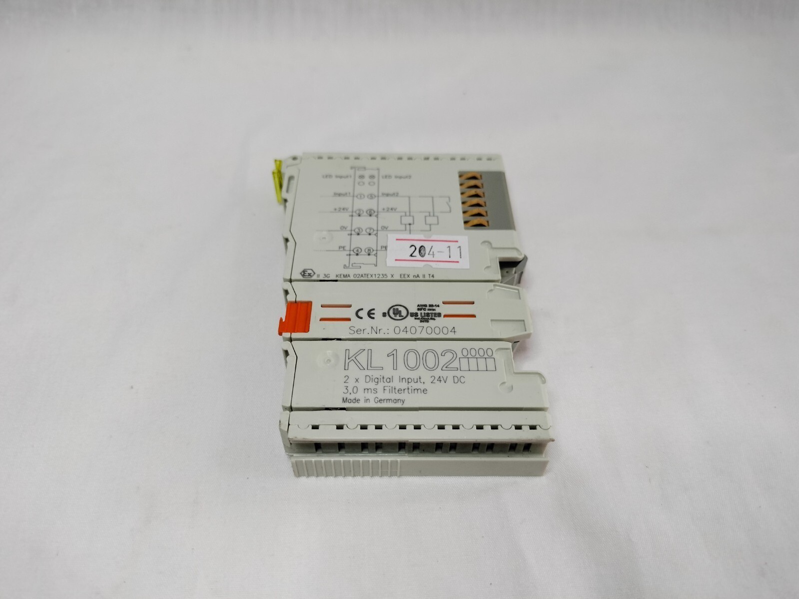 RS KL1002 2x Digital Input Terminal Programmable Controller Module