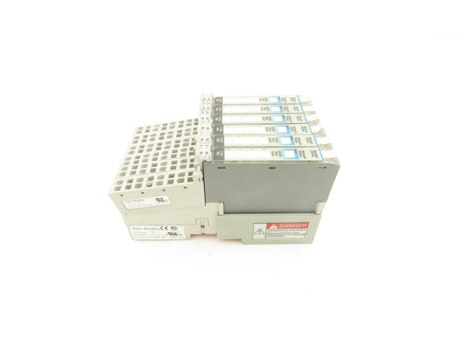 Allen Bradley 1734-IB8 Point I/O 8Pt Digital Input Module 24VDC Ser C Lot of 6