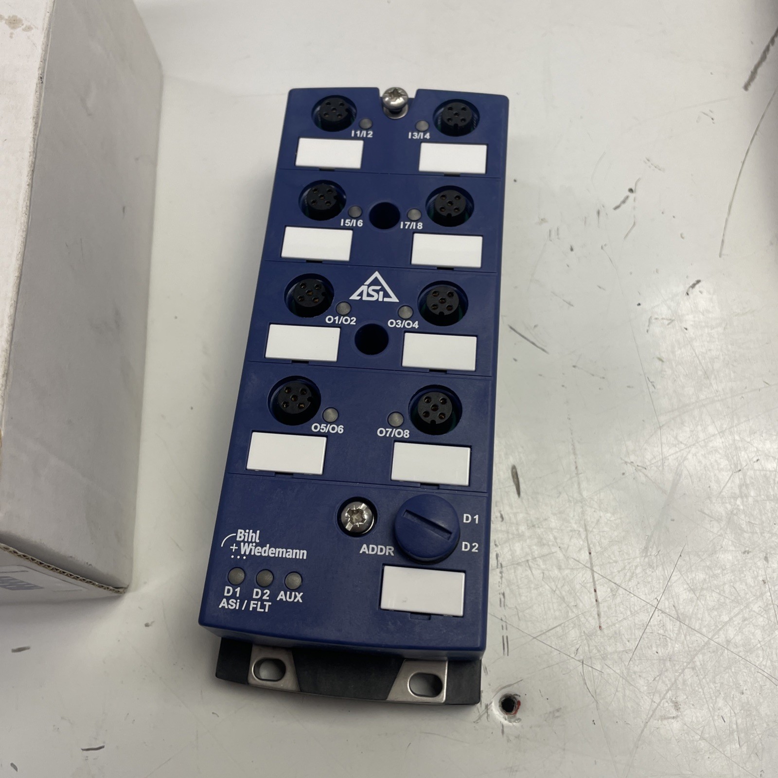 Bihl Wiedmann BWU2619 AS-I 3.0 Digital I/O Module IP67, 4 M12 In-out