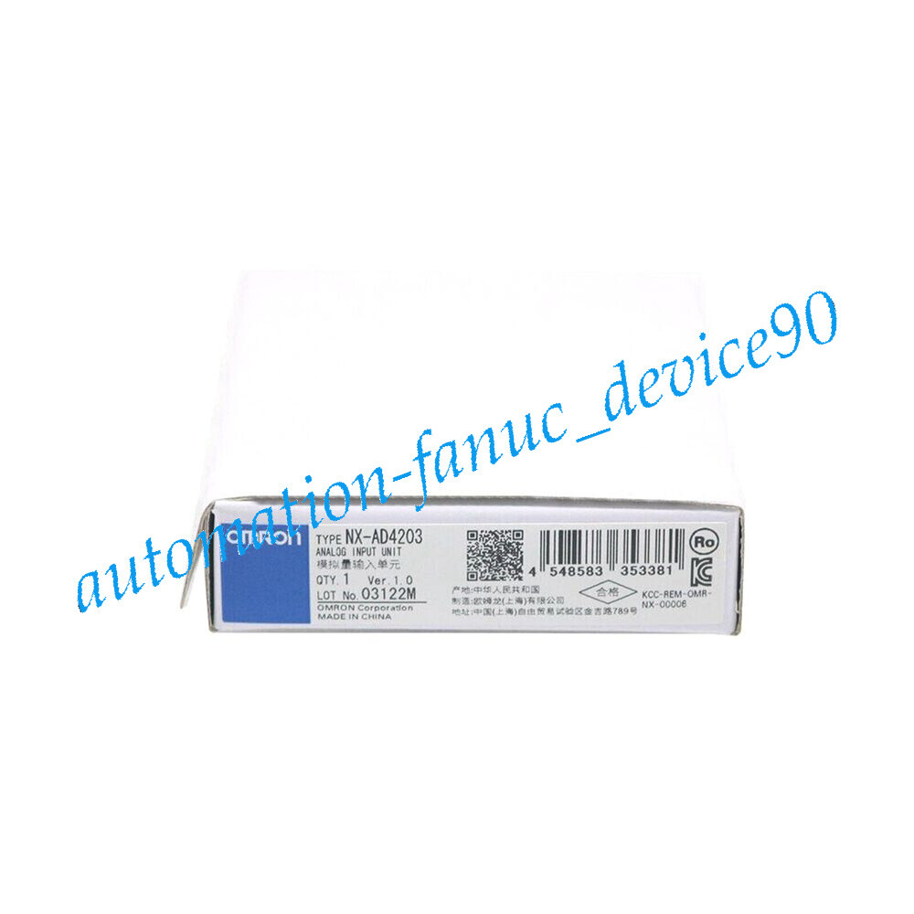 NEW Omron NX-AD4203 Analog Input Unit NXAD4203 Fast shipping(DHL or Fedex)