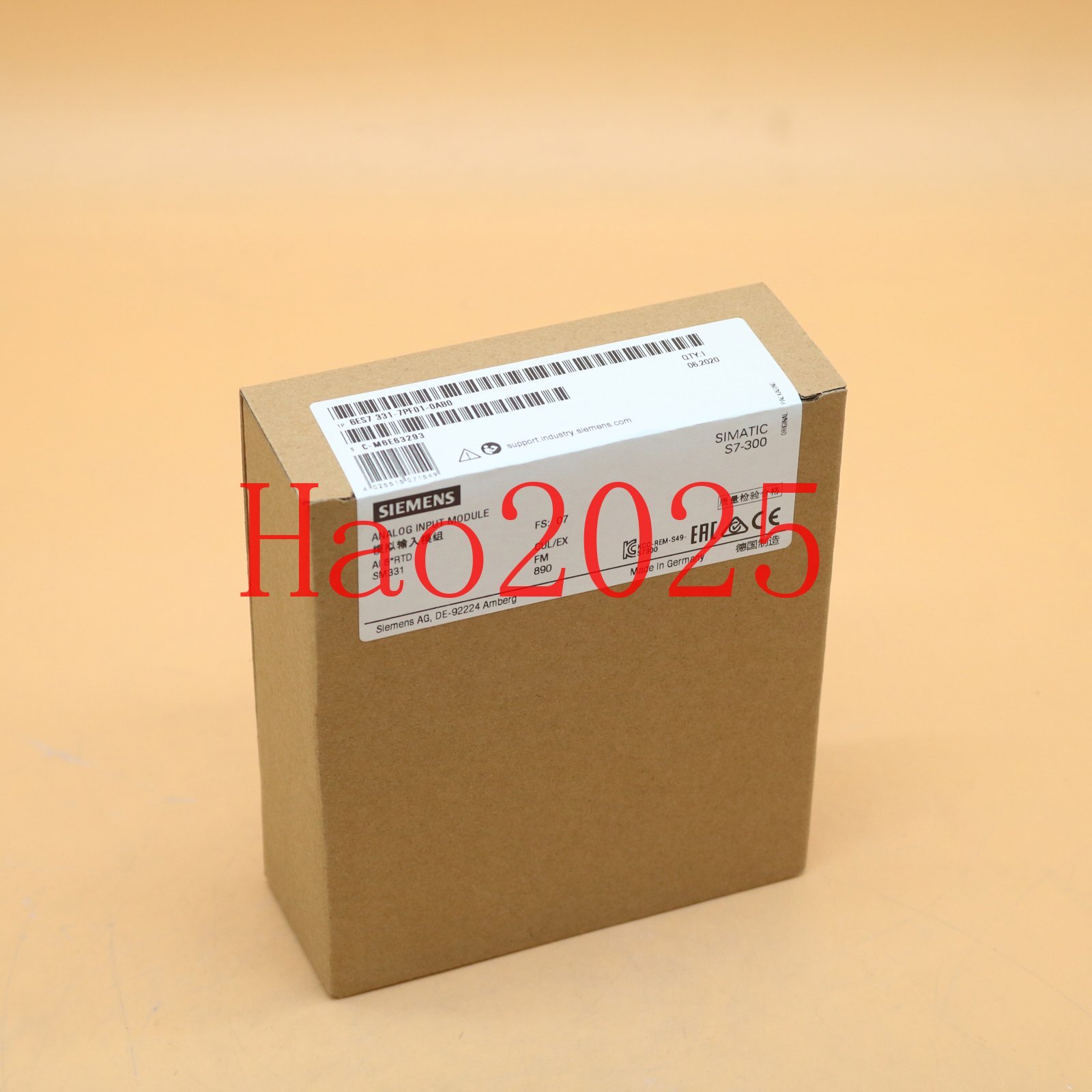 1PC New In Box SIEMENS PLC 6ES7 331-7PF01-0AB0 6ES7331-7PF01-0AB0