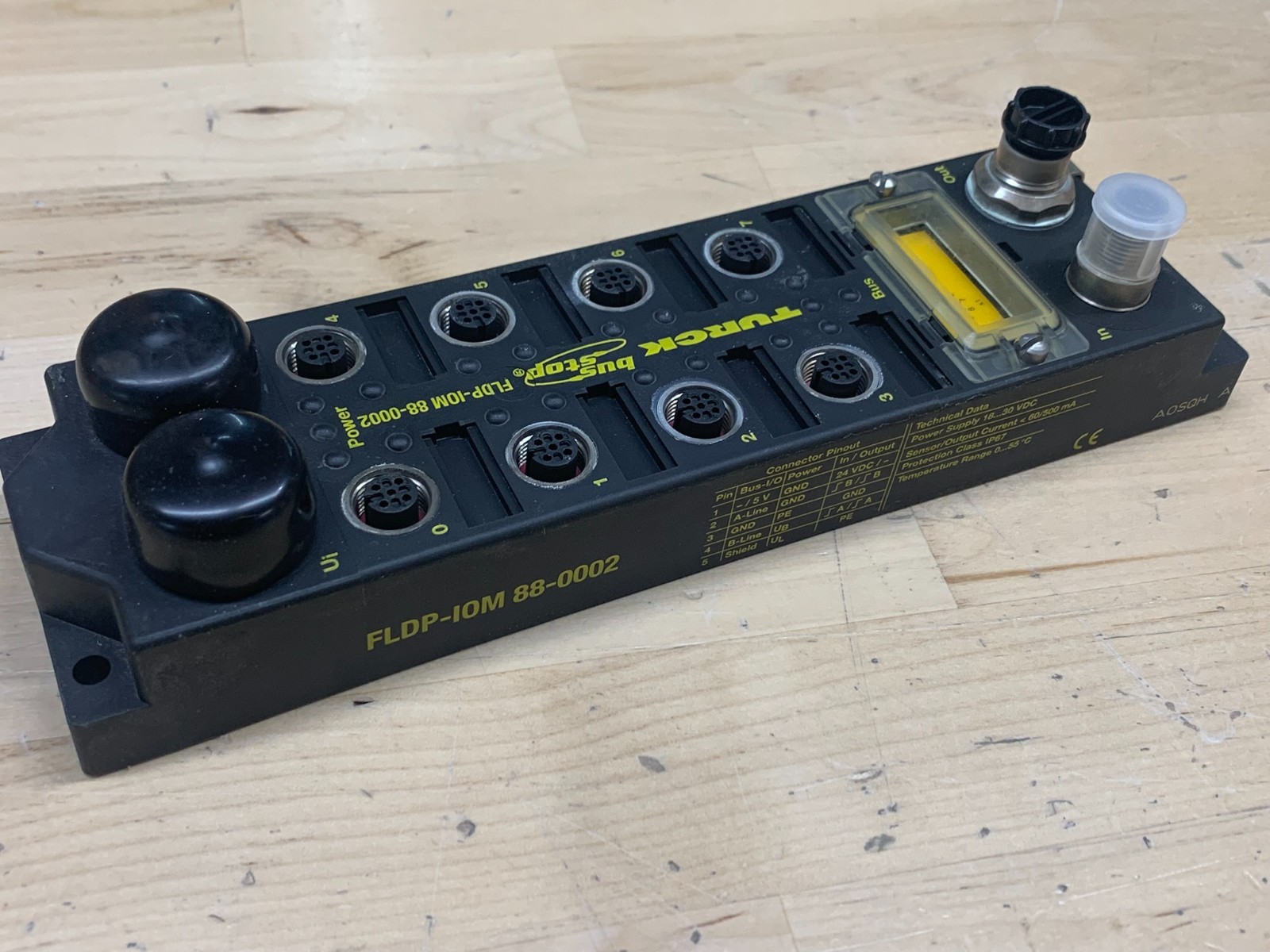 Turck FLDP-IOM88-0002 Fieldbus I/O Module PROFIBUS-DP