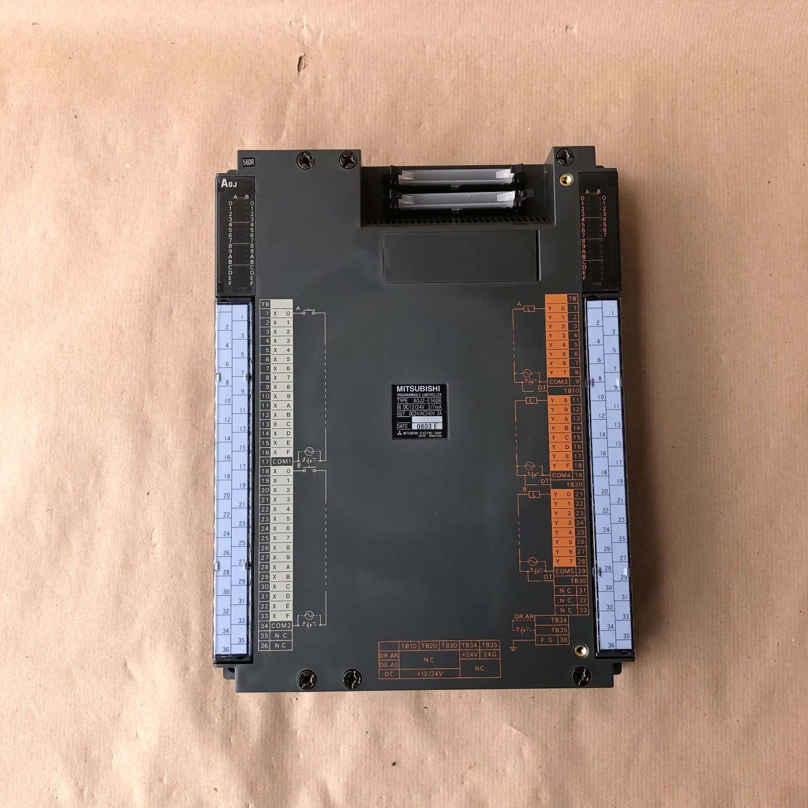 MITSUBISHI A0J2-E56DR PLC INPUT OUTPUT MODULE PROGRAMMABLE CONTROLLER
