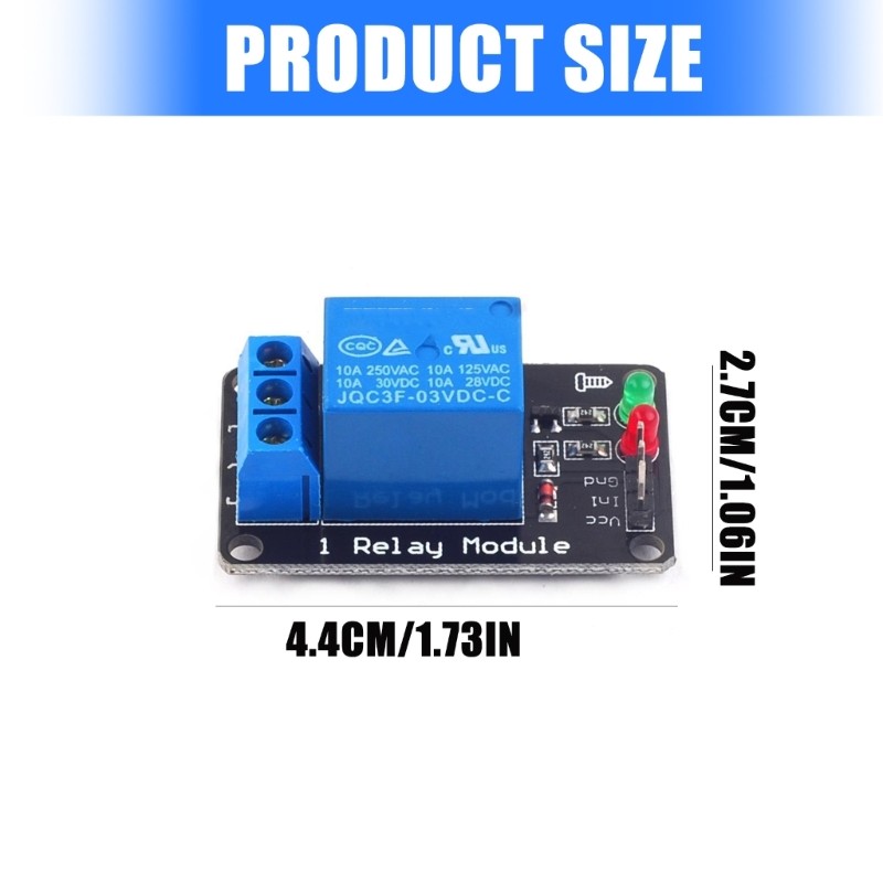 3.3V Relays Module With LED Light High Current Drive Fixed MounControl Board