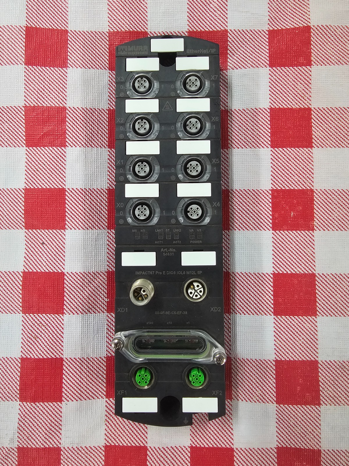54631 Murr Unused no Box PLC I/O Terminal Block IMPACT67 Pro E DIO8 IOL8 M12L 5P